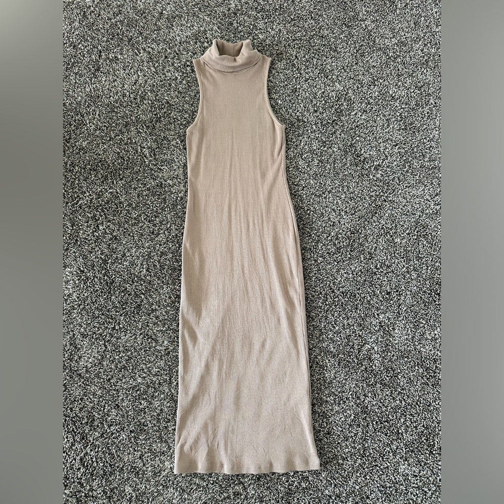 Zara turtle neck body con dress